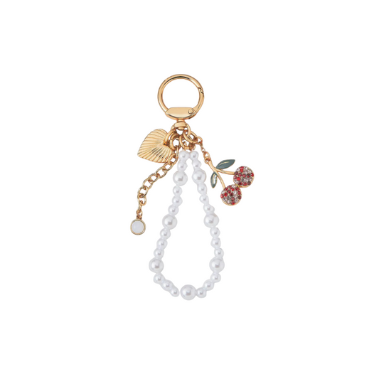 A new Day Beaded  Cherry Bag Charm