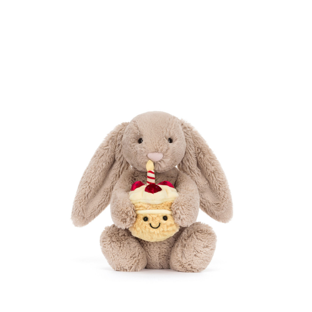 Bashful Beige Bunny 'Birthday'