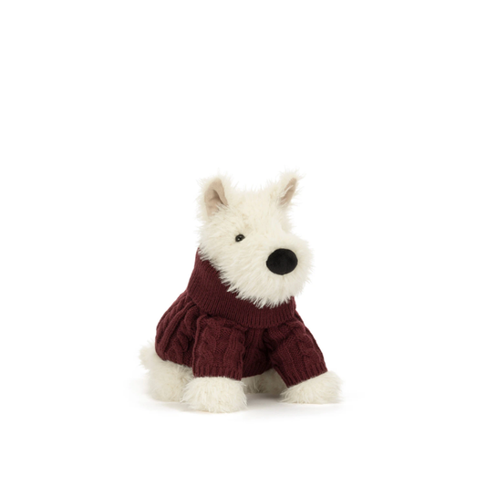 Munro Scottie Dog 'Winter Jumper'