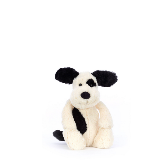Bashful Black & Cream Puppy