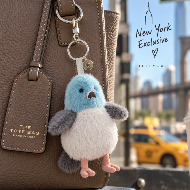 EXCLUSIVE Strutton Pigeon Key Chain Bag Charm