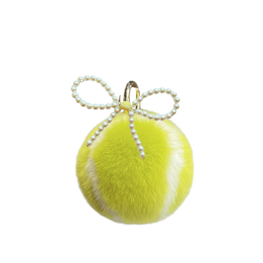 Tennis PomPom Keychain